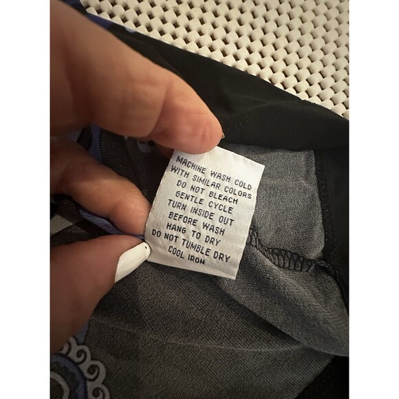 Olivia Matthews Dress Womens 16 Career Office Midi Shift Sheath Shades Of‎ Blue - Picture 14 of 14